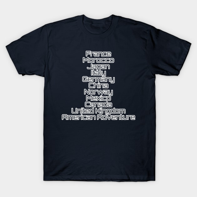 Showcase List T-Shirt by LostInTheMagic88